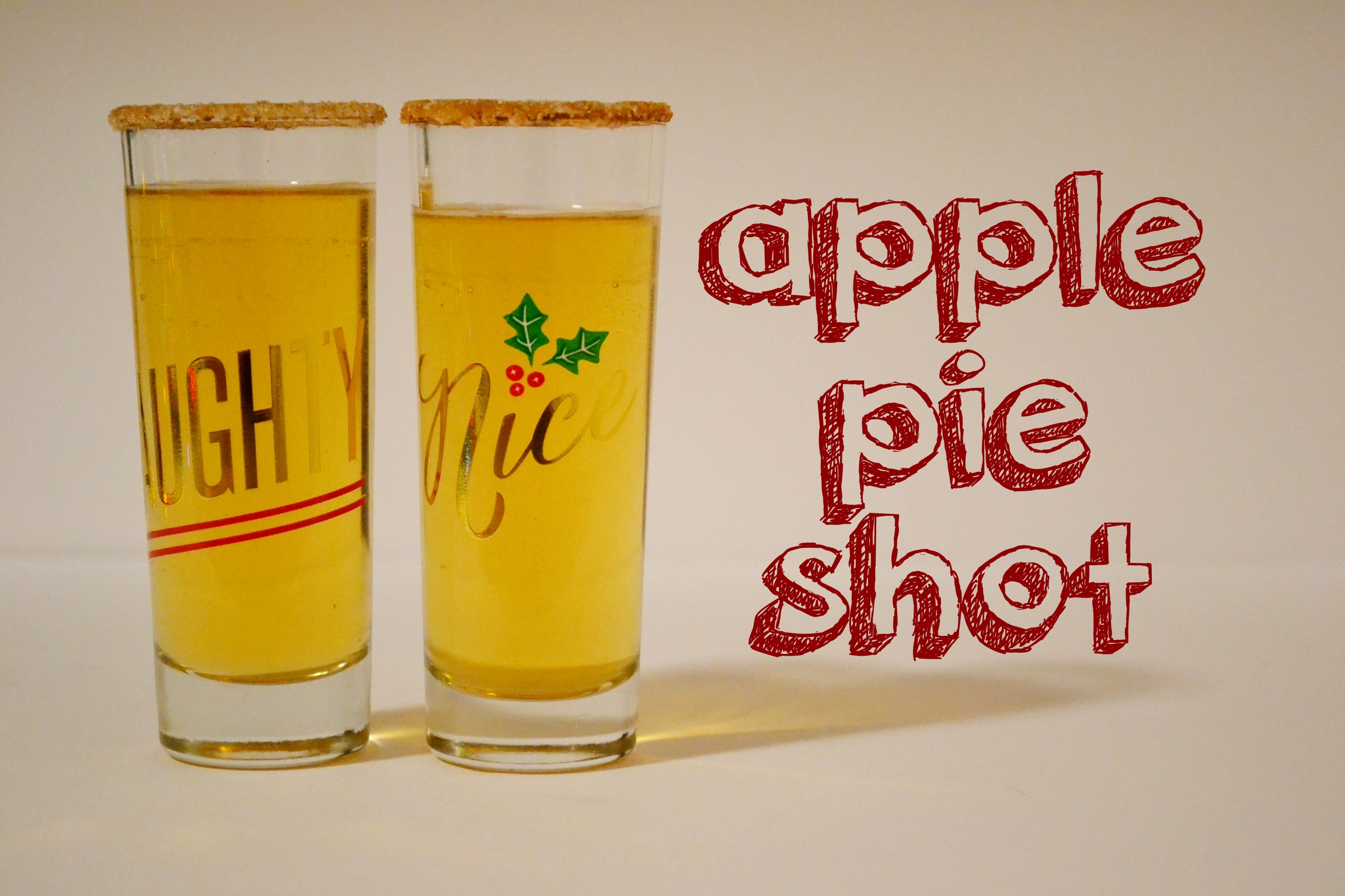 Apple Pie Shot with Fireball