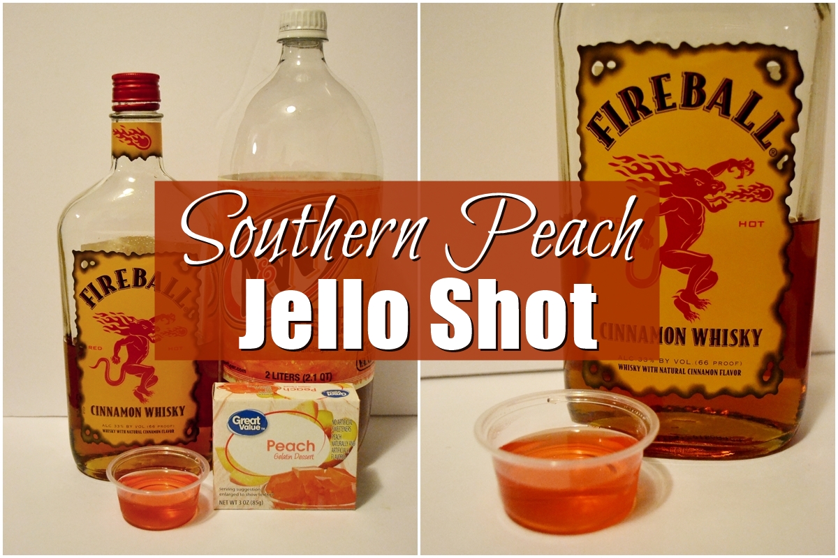 Southern Peach Jello Shot | Unicorn Hideout
