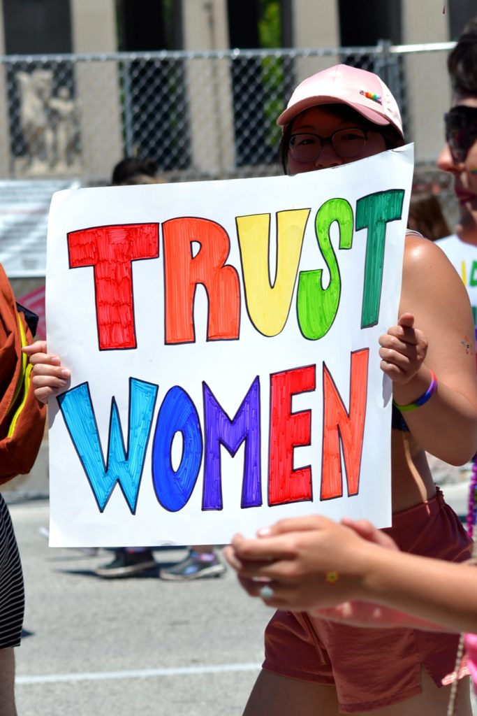 St. Louis Pride Parade Trust Women Rainbow Planned Parenthood Sign