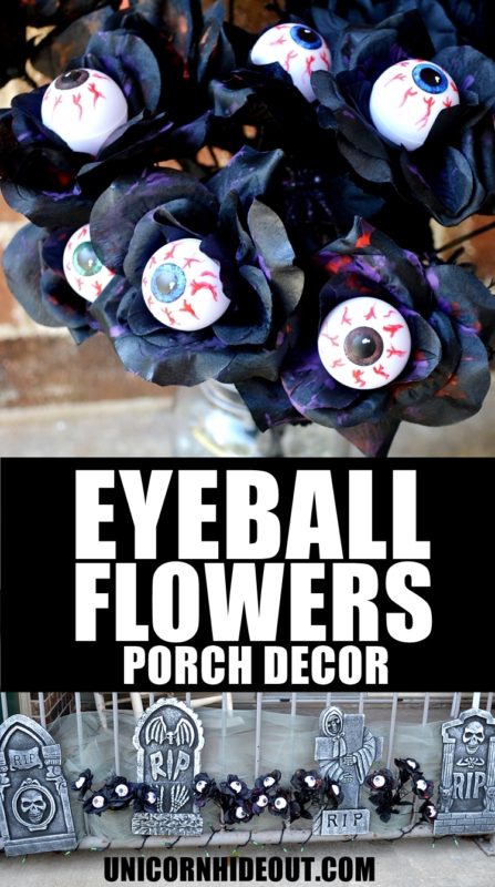 Eyeball Flowers Porch Decor DIY