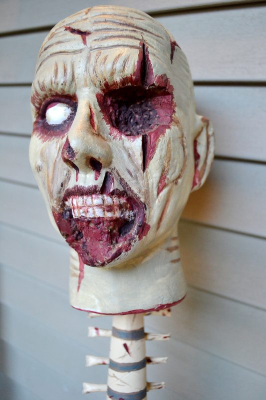 How To Paint a Zombie Head