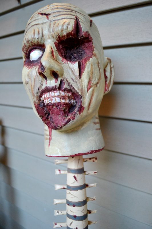 How To Paint a Zombie Head