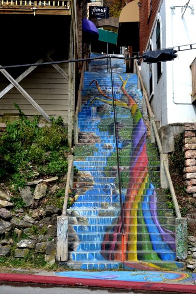 Eureka Springs Rainbow Stairs