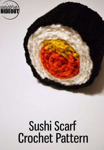 Sushi Scarf Free Crochet Pattern