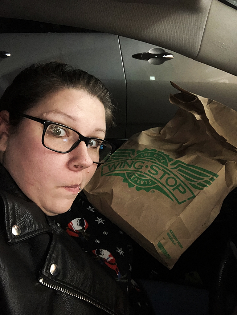 Wingstop Birthday Freebie Selfie - Unicorn Hideout