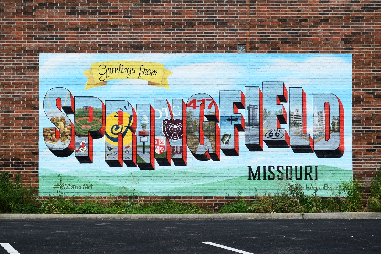Welcome to Springfield mural