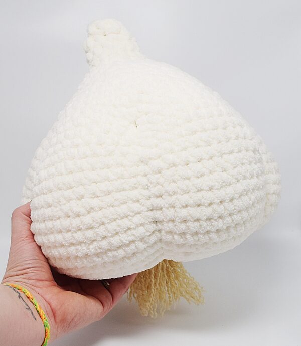 DIGITAL DOWNLOAD Garlic Pillow Crochet Pattern - Small & Large Font - Written & Tutorial - Image 4