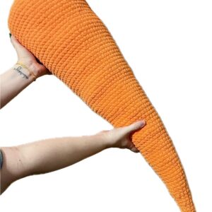 Giant Carrot Body Pillow, Handmade
