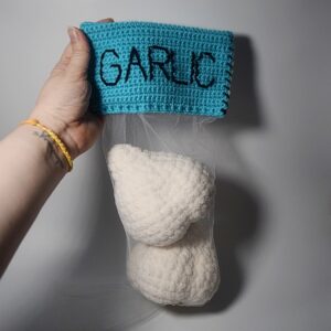 Big Plush Garlic Bag - Handmade - Version 2