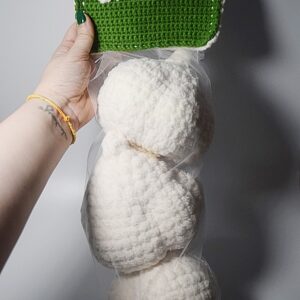 Big Plush Garlic Bag - Handmade - Version 3